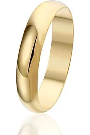 Montebello Ring Trouw - 925 Zilver Verguld - 4mm