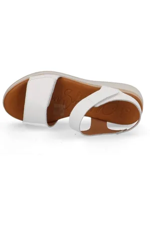 Oh my sandals 5660wit leren sandaal