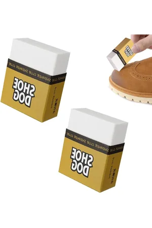 Merkloos 2 stuks Magische Gumspons Reinigingsgummetje voor Schoenen - Suède, Sneakers en Leer