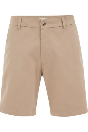 WE Fashion Heren loose fit chino short met stretch