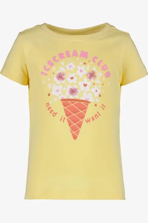 TwoDay Meisjes T-shirts met ijsco en bloemen