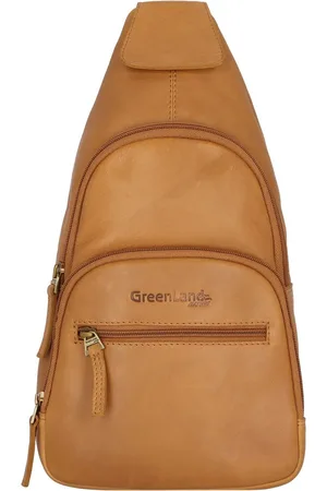 Greenland Nature Schoudertas Leer 38 cm
