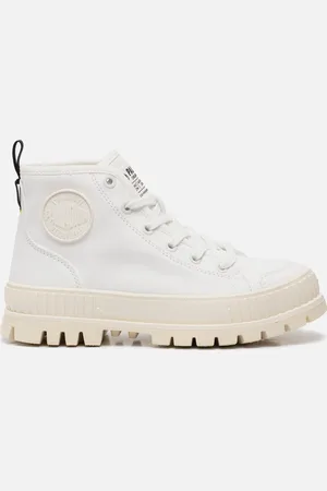Palladium Pallashock Veterboots beige Canvas - Dames