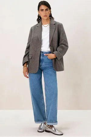 Sissy-Boy Donkerbruine oversized blazer