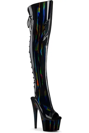 Pleaser ADORE-3019HWR Plateau Overknee Laarzen - US 14 - 45 Shoes
