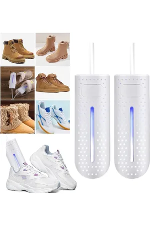 Merkloos 360° drogende elektrische schoenendroger - antibacterieel deodorant ontvochtiging - draagbare verwarmde schoenwarmer - koudeafstotend vochtafstotend - voor schoenen sokken handschoenen Schoenendroger