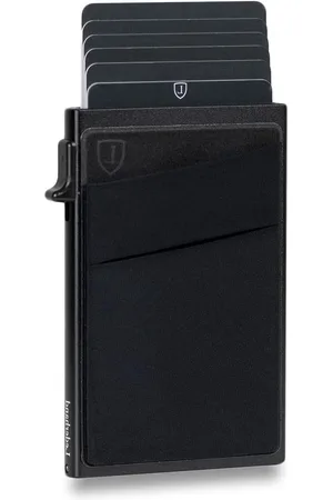 Merkloos Lederhand Cardon Wallet zwart Small - Compacte portemonnee met RFID-bescherming