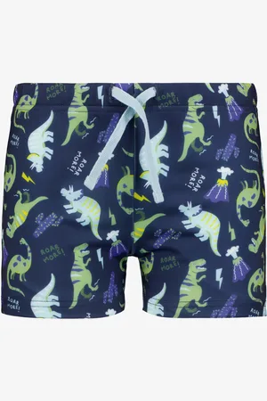 Osaga Jongens zwembroek blauw met dino