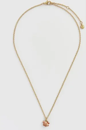 Fable England - Ketting - Sieraad - Roze - Goudkleurig - One size - Rose Bud
