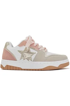 Merkloos Nieuwe collectie exclusieve Roze sneakers met sterren - maat 38