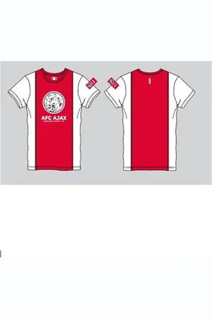 Ajax T-shirt Wit Wit Oud Logo kids 176 - 100% katoen
