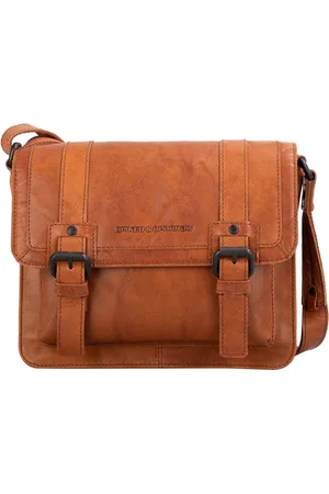 Spikes&Sparrow Medium Crossbodytas / Schoudertas Dames - Leer - Bronco