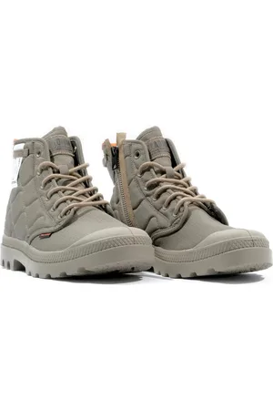 Palladium Pampa Re-Quilted Unisex Laarzen Enkellaars Vegan 74386 Olijf
