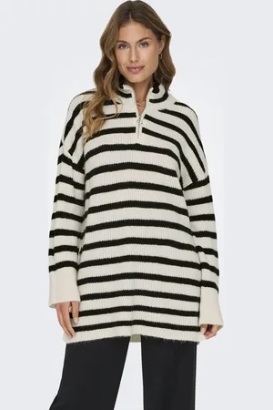 ONLY ONLALFRIDA L/S HALF-ZIP CC KNT Dames Trui