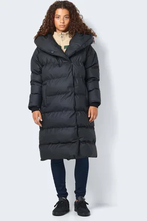 Noisy May Jas Nmsky L/s Long Coated Jacket Noos 27026894 Black Dames