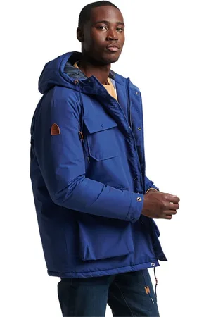 Superdry Vintage Mountain Padded Jas Blauw L Man