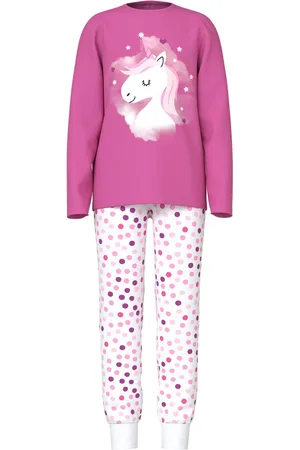 NAME IT NKFNIGHTSET PINK UNICORN Meisjes pyjama