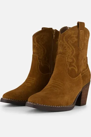 Cellini Cowboylaarzen cognac Suede