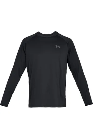Under Armour Longsleeves UA Tech Langarm-Shirt Black-S (US SM)