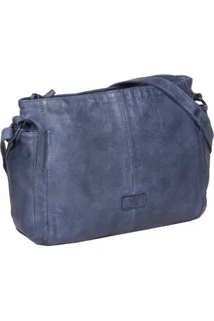 Justified Bags® Kailash - Leren Schoudertas - Large - Top Zip