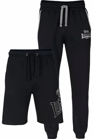 Lonsdale London Heren joggingbroek en shorts regular fit dubbele verpakking GIFFORDLAND