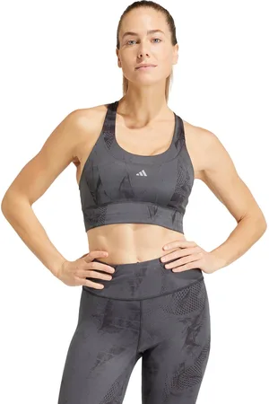 adidas Performance Run Pocket Medium-Support Beha AOP Versie - Dames - - XS A-B