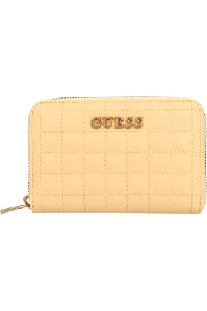 Guess Tia Slg Medium Zip Around cornsilk