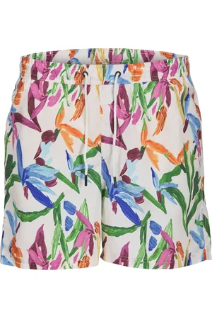 JACK & JONES Heren Zwemshort JPSTFIJI JJSWIM Dubbele Waistband Gebloemde Print