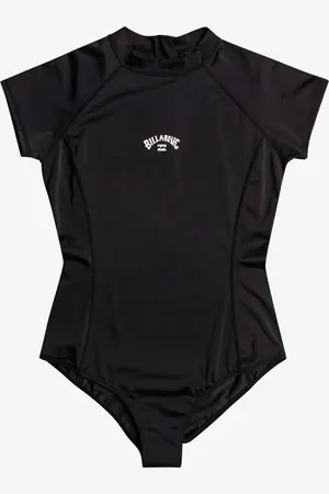 Billabong One-piece UV-badpak voor vrouwen met korte mouwen - Tropic Bodysuit - UPF50+ - - maat L