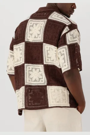 Woodbird Wbbanks Crochet Knit Overhemden Heren -
