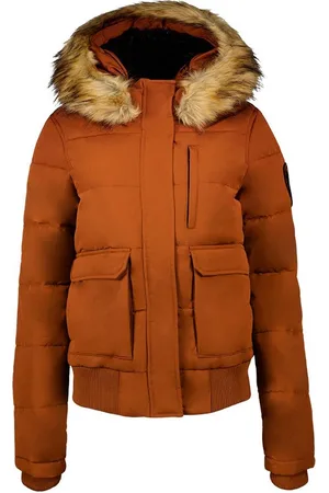 Superdry Everest Bomber Doudoune Bruin XS Vrouw