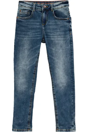WE Fashion Jongens jeans regular fit met stretch