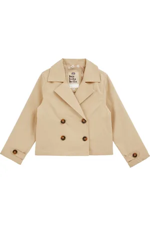 WE Fashion Meisjes trenchcoat