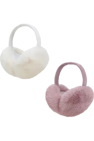 Merkloos 2-delige Zachte Pluche Oorwarmers voor Dames - Opvouwbaar en Verstelbaar - Winter Oorbeschermers voor Volwassenen - Geschikt voor Outdoor Gebruik