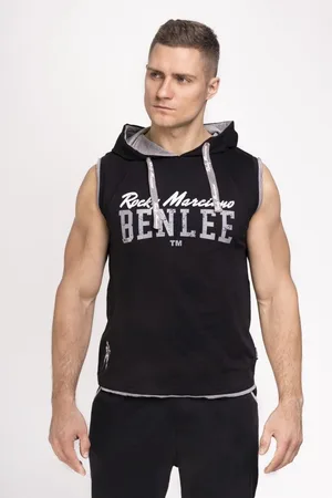 Benlee Heren mouwloos T-shirt met capuchon regular fit EPPERSON