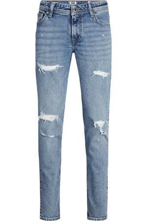JACK & JONES Jack&Jones jongens spijkerbroek GLENN Blue Denim Slim Fit
