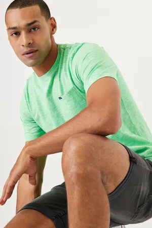 Garcia Heren T-shirt Groen Korte mouw