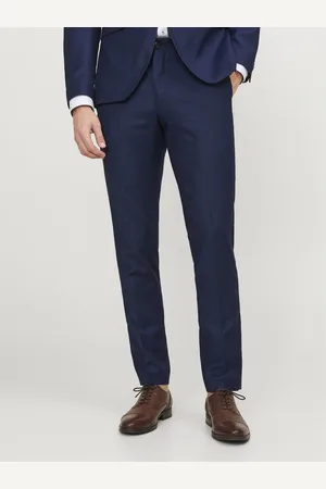 JACK & JONES Solaris Trouser regular fit - heren pantalon - donkerblauw