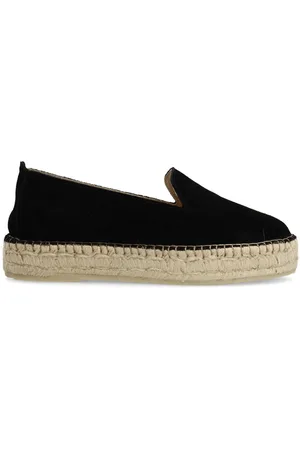 Sacha Dames - Zwarte suède espadrilles