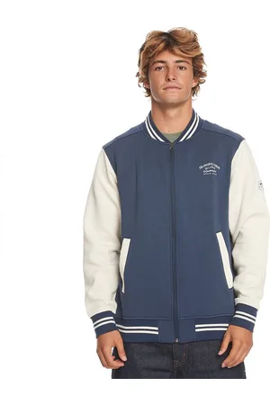 Quiksilver Fleece Bomber Sweatshirt Blauw 2XL Man