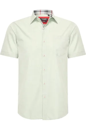 Merkloos Heren overhemd met borstzak - Korte mouwen - Comfort Fit - Longsleeve Shirt