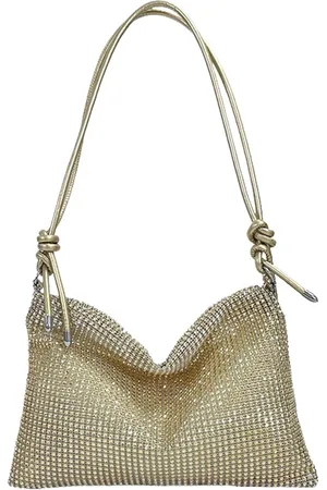 Merkloos Glinsterende strass clutch - elegante tas voor feesten
