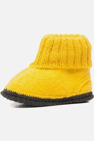 Bergstein Cozy Sloffen - Junior Unisex - Yellow