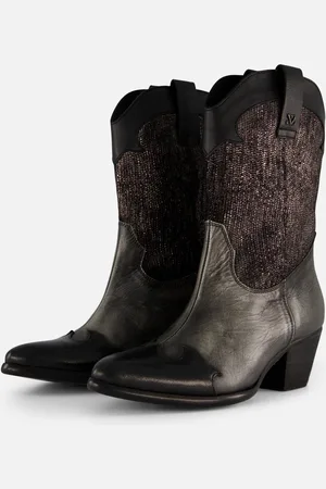 Lazamani Cowboylaarzen Leer - Dames