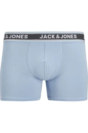 JACK & JONES JACK&JONES ADDITIONALS JACEVAN SOLID TRUNKS 5 PACK Heren Onderbroek - Asphalt - Oceanview - Agave Green - Chambray Blue