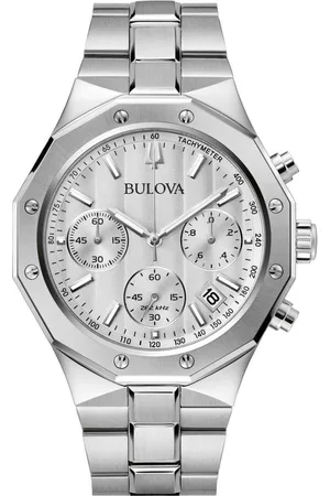 BULOVA Precisionist 96B408 Horloge - Staal - Zilverkleurig - Ø 44 mm