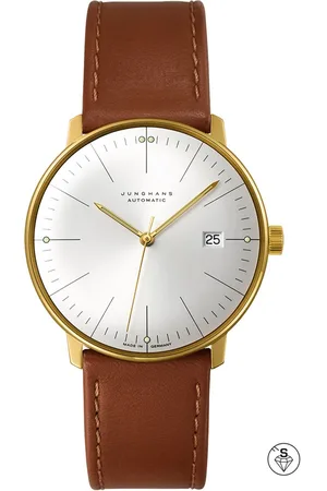 Junghans Max Bill 27/7002.02 - automaat - horloge - klassiek - heren - dames - vintage - goudkleurig - luxe cadeau