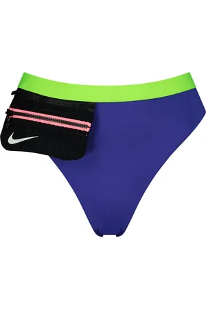 Nike Swim Colorblock High Waist Bikini broekje Sneldrogend, platte naden, ondoorzichtig dankzij de binnenvoering