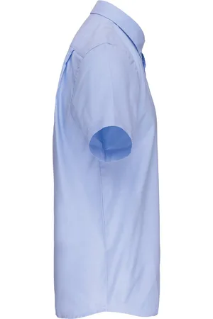 Kariban Heren non-iron micro sergé overhemd korte mouwen K539 - - M