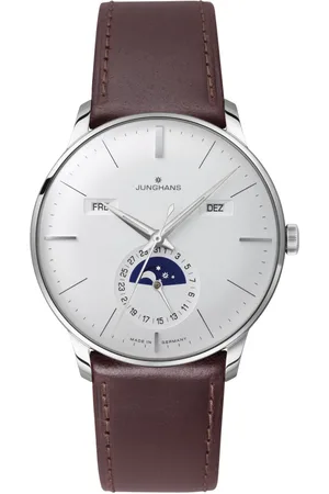 Junghans Meister Kalender 27/4200.02 - heren horloge - luxe horloge - maanstand horloge - Automatisch uurwerk